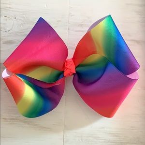 Rainbow print Hairbow